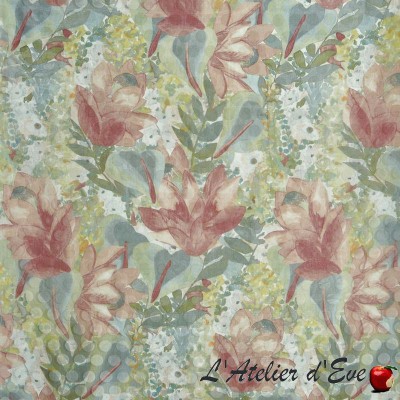 "Camile" canvas cotton upholstery Riviera Prestigious Textiles