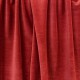 "Concorde" carmin Rideau velours Made in France Casal