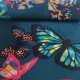 Chrysalide-canard-tissu-jacquard-velours-papillons-Art'Aile-Casal
