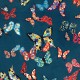 Chrysalide-canard-tissu-jacquard-velours-papillons-Art'Aile-Casal