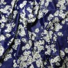 Fabric upholstery Kimono Flowers cotton Thevenon