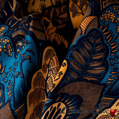 Embroidered "Bohemian Rhapsodi" Thevenon fabric