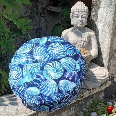 Zafu "Ocean" Meditation Cushion Made in France