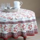 "Bastide rouge" 6 Provencal napkins 50x50cm cotton fabric Valdrôme