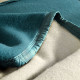 couverture-volta-bleu-paon-pure-laine-500g/m²-double-face-toison-d-or-fabrique-france