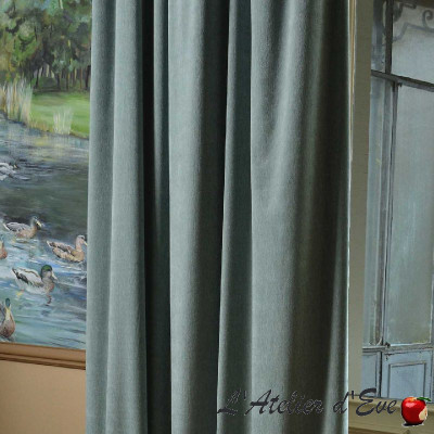 A pair of "Berenice" velvet curtains - Made in France