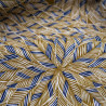 Coupon 58x140cm fancy cotton fabric Shaman Thevenon