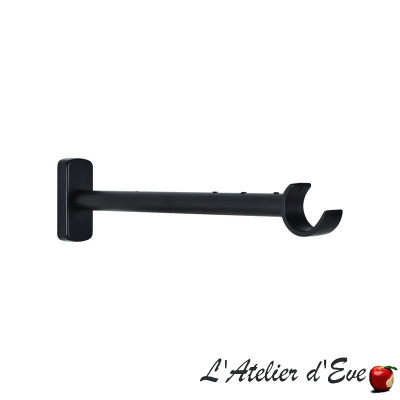 2 Supports mur longs Collection "Auro Black Edition" Houlès