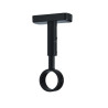 support-tringle-extensible-mur-ou-plafond-noir-mat-auro-black-edition